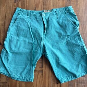 Teal Iron Co shorts 11” 34 waist
